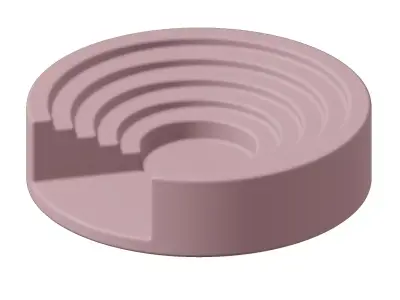 Plastic Exquisite Open Auditorium Toy 3D model