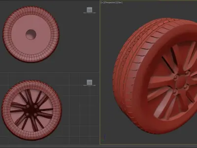 LADA car 3D print model