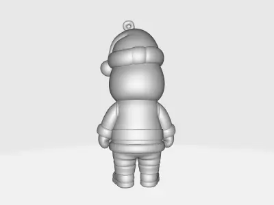 Squid Game Santa Claus  Christmas Decor  Funny Holiday Toy  3D print model