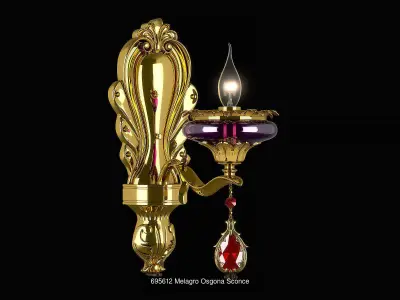 695 Melagro Osgona Collection of Vintage Lamps 3D Model Pack
