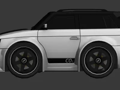 cartoon car vehicle 3d game ready model Low-poly 3D model-014 Low-poly 3D model