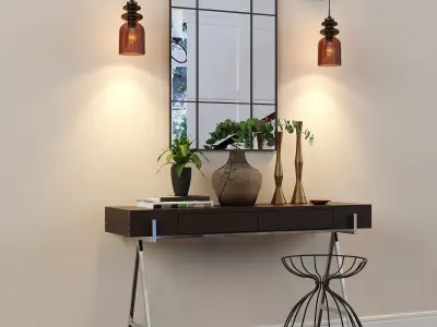 Loft decor 01 3D model