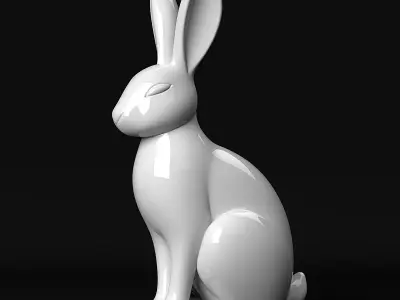 Rabbit 3D print model buy