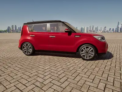 3d Twinmotion Car model- Kia-Soul 3D model