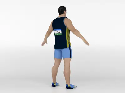 Shortput Player 3D model