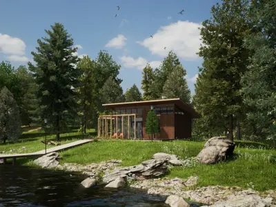 032Smallhouse1f46m2 3D model