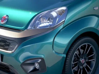 Fiat Qubo 2017 3D model