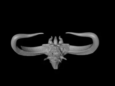 Diablo wall decoration 3D print model