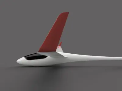 ASH 31 4m Scale Sailplane 3D model
