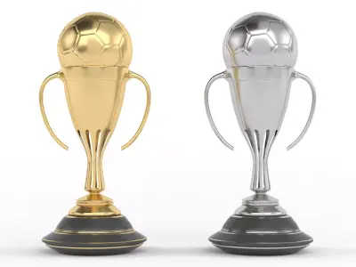 Cups Trophy 3D model 12