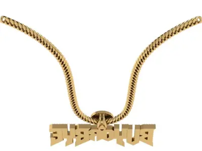 hip hop pendant banquette full diamond  3D print model