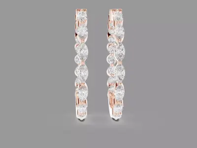  Diamond Hoops  3D print model