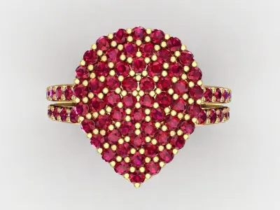 PEAIR RING 3D print model