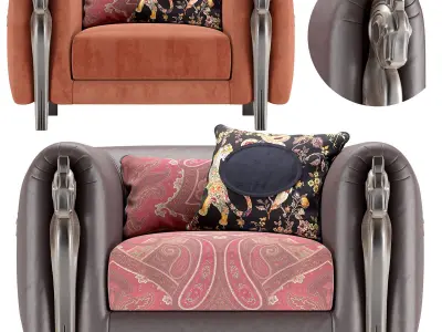 Corinto Armchair 3D model