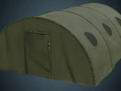 Tent 3B Low-poly 3D model