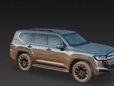 Toyota Land Cruiser 300 Series Luxury Offroad SUV High Fidelity 3D print model