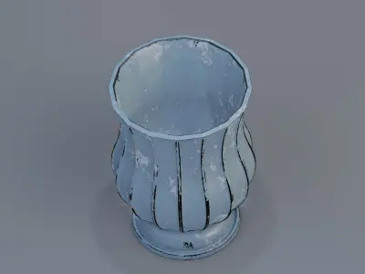 Garden urn planter55 3D model