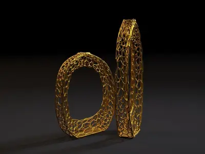 Vase rings 3D print model