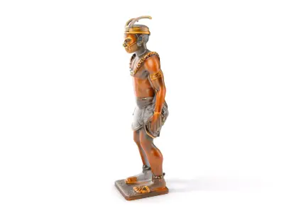 Ancient Tribal Warrior Model Pack Low-poly 3D model