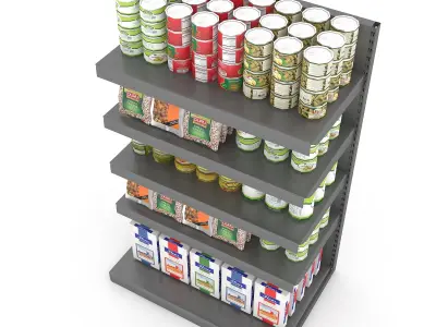 canned food 07 3D model Low-poly 3D model