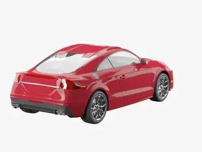 Generic car unique 3D model