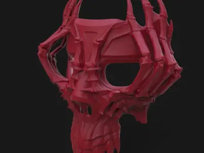 Skull mask 3D print model