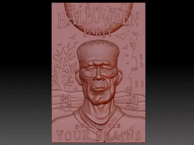 halloween party 3D print model