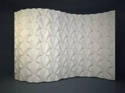 05 VIGELAND WALL PATTERN Low-poly 3D model