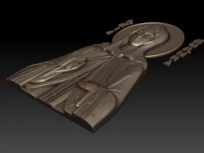 Saint Apollinaria of Egypt 3D print model