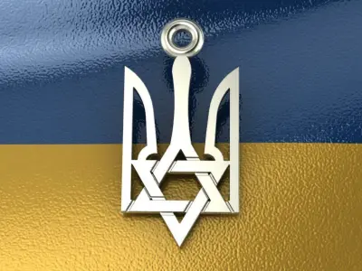Ukrainian Trident 3D print model 21