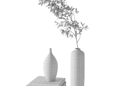 Decorative Set 11 3D model shop
