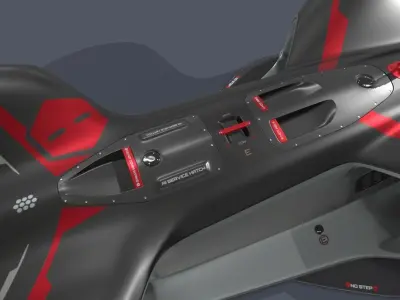 Robotic Racing Car 3D model