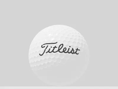 titleist golf ball 3D model