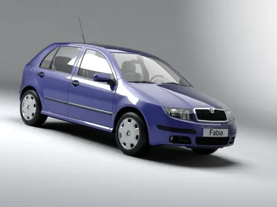 Skoda Fabia Detailed Model 3D model