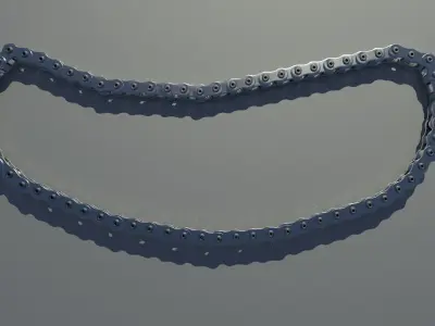 Modular Chain Link Free low-poly 3D model