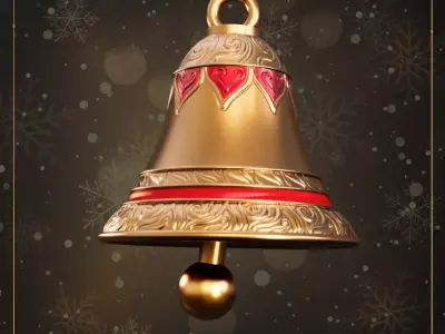 Bell I Christmas Advent Calendar  Free 3D print model