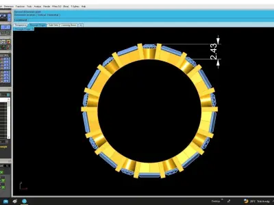 Luxury Full Eternity Band Ring for Women 4813 3D print model