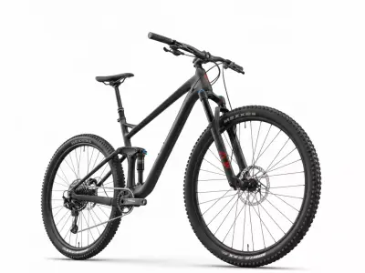 Modern Full-Suspension Trail Mountain Bike Low-poly 3D model