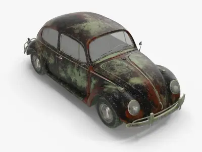 Volkswagen Fusca 3D model