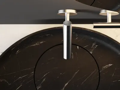 sink decoration Modern Kitchenware Bathroom 3D model