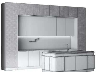 Kitchen 08 3D model