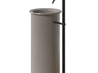 Edge88 Freestanding Washbasin with towel rail 3D model