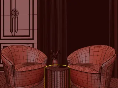 interior 003 3D model