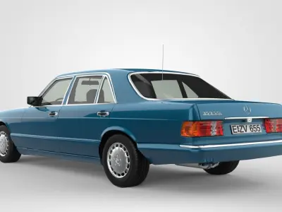 Mercedes Benz 350 SEL 3D model