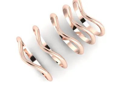 Gold Ring Jewelry  Ring stl 3dm 3dprintmodel 3D print model