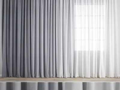 curtain 489 3D model