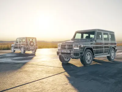 Off-road 4x4 unbranded 3D model