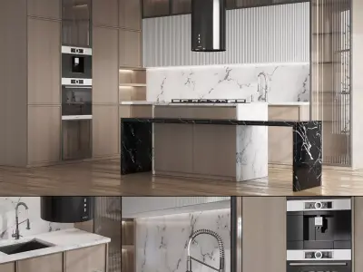 Kitchen 065 3D model