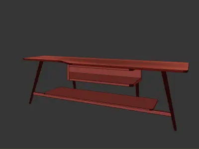 OCTET TV UNIT ROCHE BOBOIS  Tv stand Low-poly 3D model 3D model