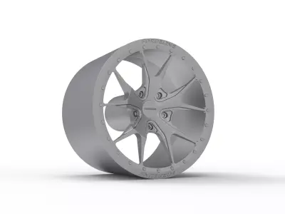 FORGELINE VX1R BEADLOCK WHEEL 3D PRINT MODEL  3D print model